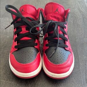 Kids Red and Black Sneakers